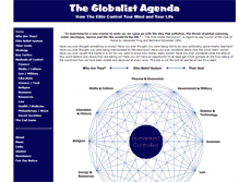 Tablet Screenshot of globalistagenda.org